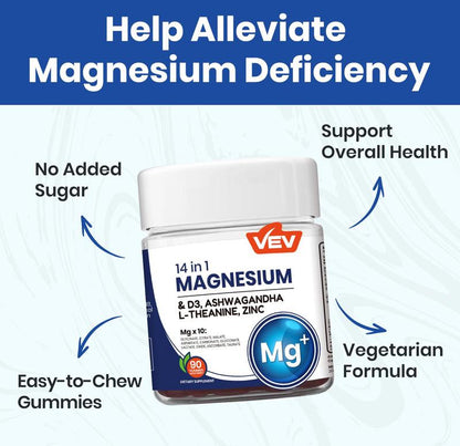 14 in 1 Magnesium Gummies