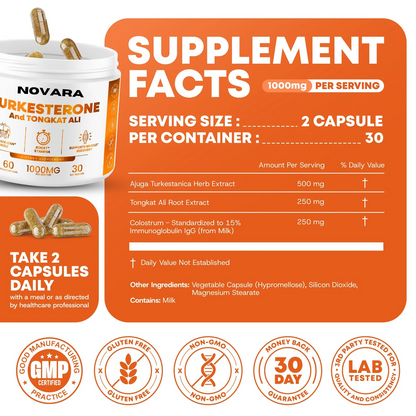 Novara® - Turkesterone & Tongkat Ali